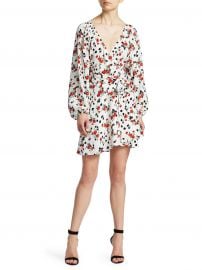 Carlo Floral Wrap Dress at Saks Fifth Avenue